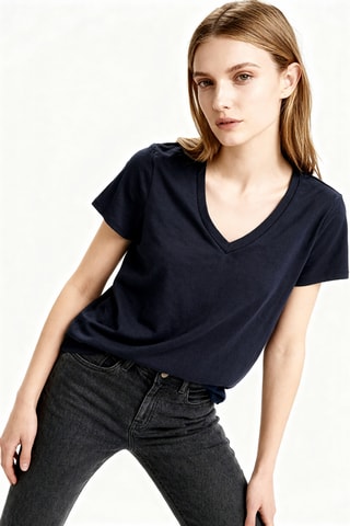 T-shirt - Bleu nuit