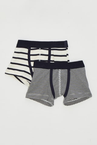 2 boxers - Noir et blanc