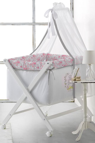 Berceau en bois, ciel de lit et linge de lit Poétik lulu - Jusqu'à 10 mois