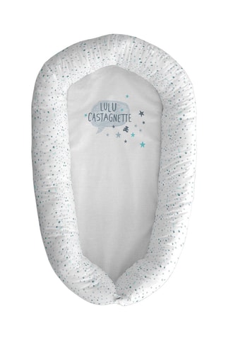 Réducteur de lit Rêvant des étoiles - Bleu et blanc - Jusqu'à 8 mois