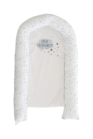 Réducteur de lit Rêvant des étoiles - Bleu et blanc - Jusqu'à 8 mois