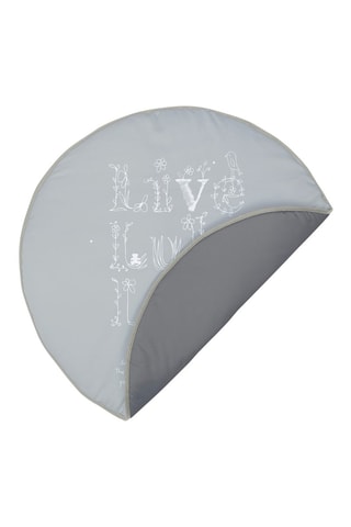 Tapis Essential Lulu - Gris et blanc - 90 x 90 cm