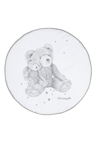 Tapis Carina Lulu - 90 cm - Blanc et gris