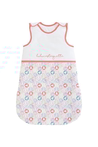 Gigoteuse All Lulu - Blanc et rose - 70 cm