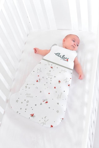 Gigoteuse Jolie môme - Gris et blanc - 90 cm