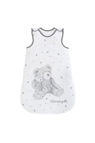 Gigoteuse Carina Lulu - Blanc et gris - 90 cm