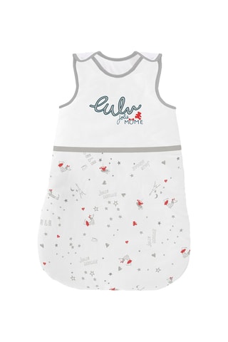 Gigoteuse Jolie môme - Gris et blanc - 70 cm