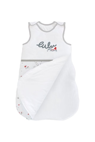 Gigoteuse Jolie môme - Gris et blanc - 70 cm