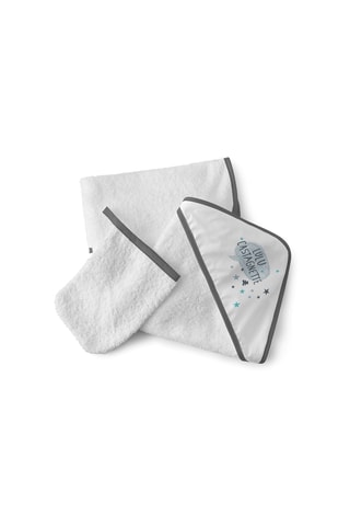 Sortie de bain Revant des étoiles - Gris - 75 x 75 cm