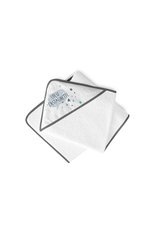 Sortie de bain Revant des étoiles - Gris - 100 x 100 cm