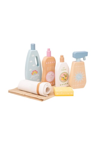 Set prodotti di pulizia in legno - Da 3 anni