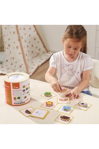 Gioco Tocca e trova in legno - 40 pezzi - Da 3 anni