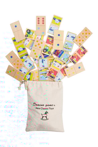 Domino veicoli in legno - Da 3 anni