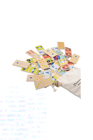 Domino veicoli in legno - Da 3 anni