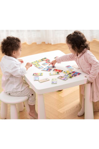 Domino veicoli in legno - Da 3 anni