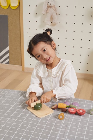 Cofanetto verdure in legno - Da 18 mesi