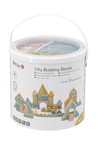 Barile cubi in legno - 50 pezzi - Da 18 mesi