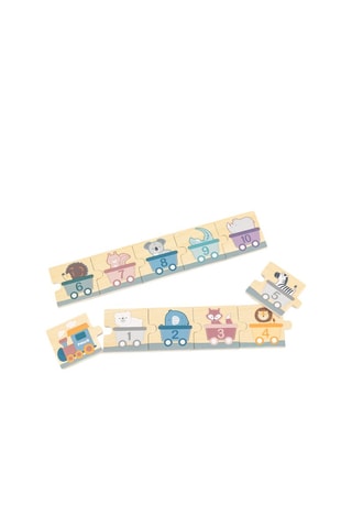 Puzzle numeri e animali in legno - Da 18 mesi