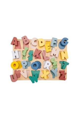 Puzzle alfabeto in legno - Da 24 mesi