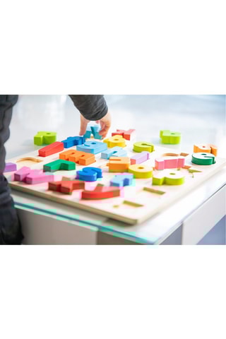Puzzle alfabeto in legno  - Da 2 anni
