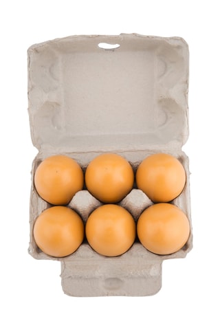 6 uova in legno  - Da 2 anni