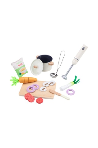 Set zuppa Play food in legno - Da 24 mesi