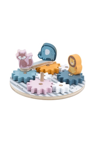 Gioco ingranaggi animali in legno - Da 2 anni