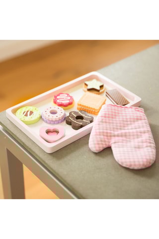 Biscotti in legno - 10 pezzi - Da 3 anni