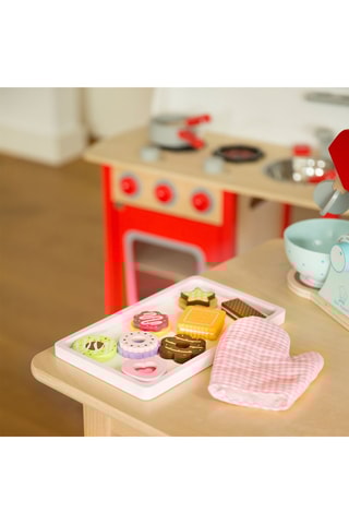 Biscotti in legno - 10 pezzi - Da 3 anni