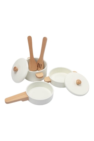 Batteria di pentole in legno - Da 2 anni