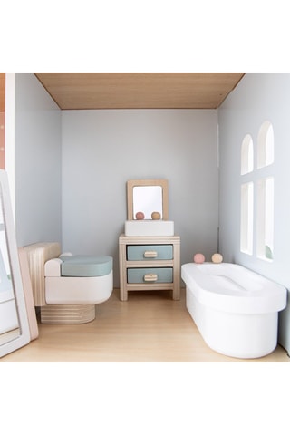 Casa delle bambole in legno - Da 3 anni