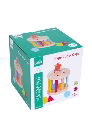 Gioco di forme in legno - 6 pezzi - Da 1 anno