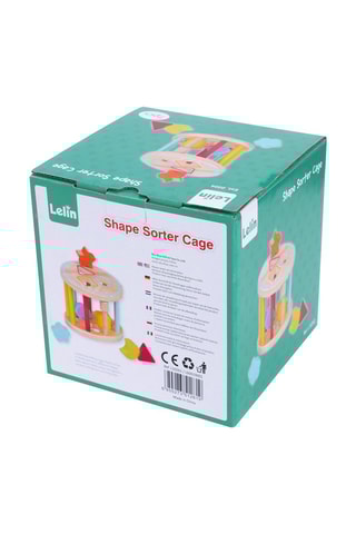 Gioco di forme in legno - 6 pezzi - Da 1 anno