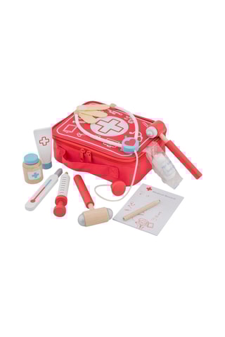 Kit dottore in legno - 12 pezzi - Da 3 anni