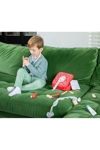 Kit dottore in legno - 12 pezzi - Da 3 anni