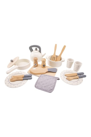 Servizio di piatti in legno - Dai 2 anni