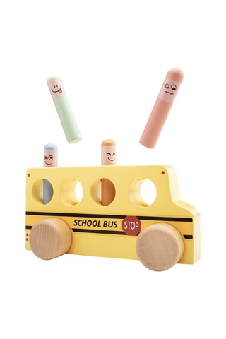 Scuolabus Pop Up in legno - Da 24 mesi