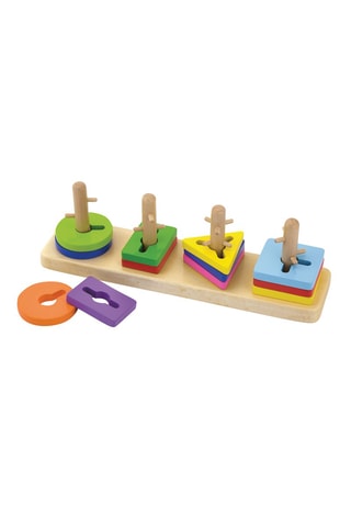 Gioco motricità in legno - 42 pezzi - Da 18 mesi