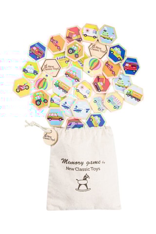 Memory veicoli in legno - Da 3 anni