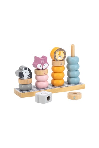 Gioco motricità in legno - 18 pezzi - Da 18 mesi