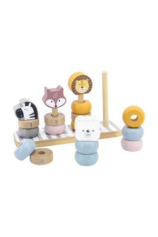 Gioco motricità in legno - 18 pezzi - Da 18 mesi
