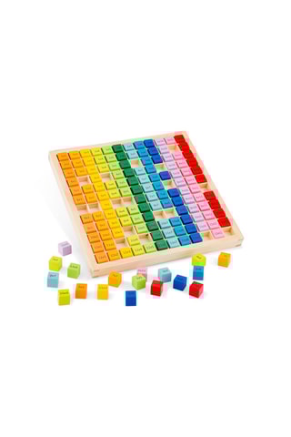 Tavola delle moltiplicazioni in legno - Da 3 anni