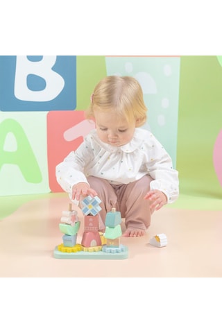 Giocattolo da impilare in legno - Da 12 mesi