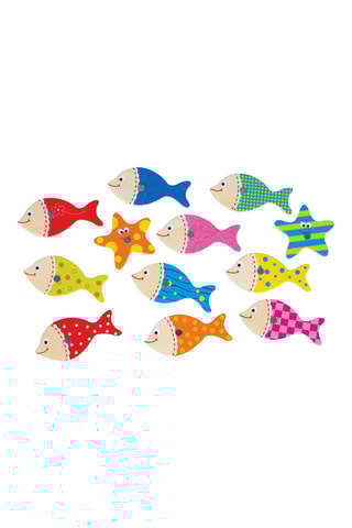 Gioco della pesca magnetico in legno - Da 18 mesi