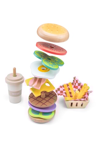 Set fast food in legno - Da 2 anni