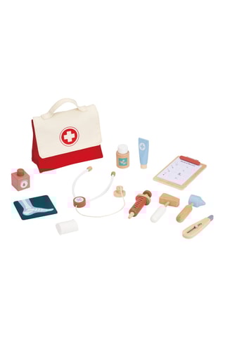 Kit di pronto soccorso e accessori in legno - Da 3 anni