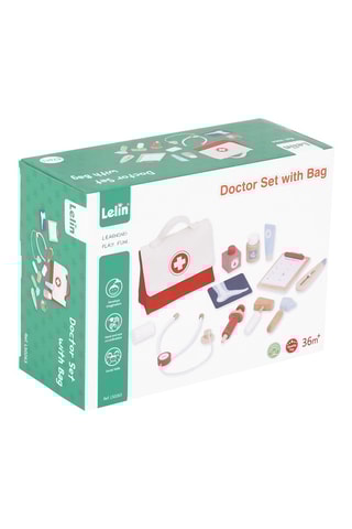 Kit di pronto soccorso e accessori in legno - Da 3 anni