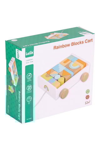 Carrello con blocchi in legno - Da 12 mesi