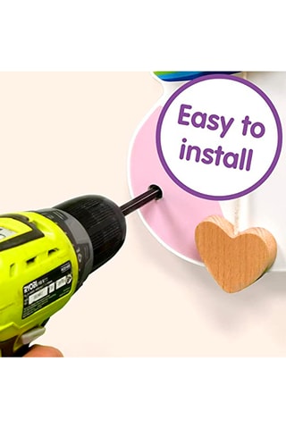 Pannello multiattività unicorno in legno - Da 18 mesi