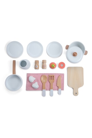 Cucina con accessori in legno - Da 3 anni